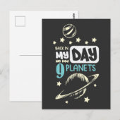 Carte Postale Science de l'espace Planète Astronomie Pluton Blag (Devant / Derrière)