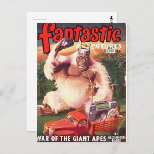 Carte Postale Science fantastique 6 (Devant / Derrière)