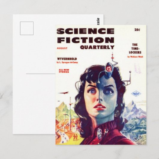 Carte Postale Science-fiction 3 (Devant / Derrière)