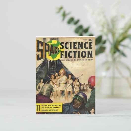 Carte Postale Science-fiction spatiale 1 (Debout devant)