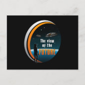 Carte Postale Science-Fiction Ufo Alien Spatial Sci-Fi Drôle Cad (Devant)