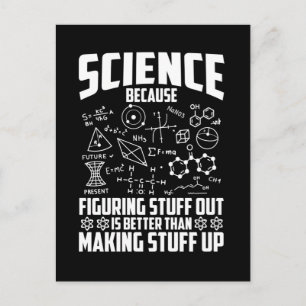 Carte Postale Science Nerd Mathematician Chemist Physicist