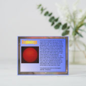 Carte Postale Science, Système Solaire, Début (Debout devant)