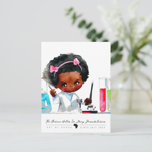 Carte Postale Scientifique (Debout devant)