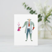 Carte Postale Scientifique (Debout devant)