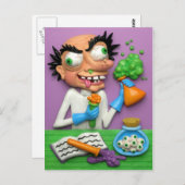 Carte Postale Scientifique Mad (Devant / Derrière)