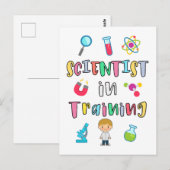 Carte Postale Scientist in Training for Young Scientists (Devant / Derrière)