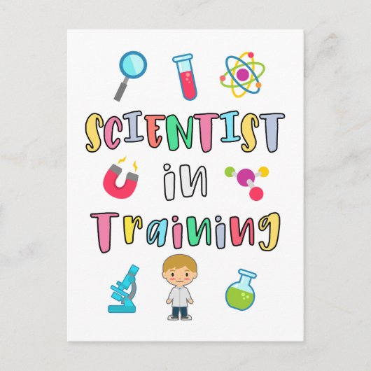 Carte Postale Scientist in Training for Young Scientists (Devant)