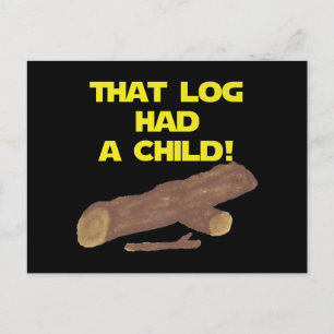 Carte Postale SciFi Spoof Chemise - Ce Journal Avait Un Enfant!