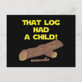 Carte Postale SciFi Spoof Chemise - Ce Journal Avait Un Enfant! (Devant)