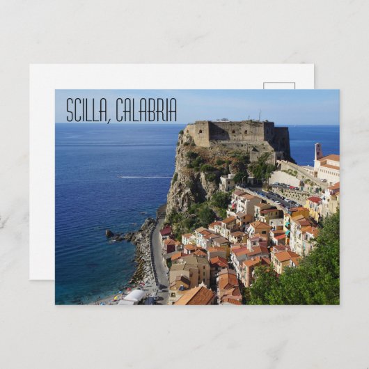 Carte postale Scilla, Calabre (Devant / Derrière)