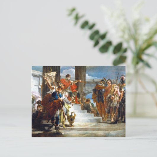 Carte Postale Scipio Africanus libérer Massiva, huile sur toile, (Debout devant)