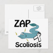 Carte Postale Scoliose ZAP (Devant / Derrière)