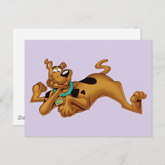 Carte Postale Scooby Doo Allongé (Devant / Derrière)