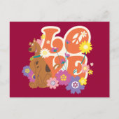 Carte Postale Scooby-Doo "Amour" (Devant)