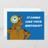 Carte Postale Scooby Doo Avec Verre Magnifiant (Devant / Derrière)