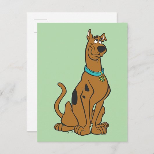 Carte Postale Scooby Doo Chiot Yeux (Devant / Derrière)