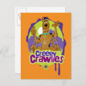 Carte Postale Scooby-Doo Crawlies Déplaisantes (Devant / Derrière)