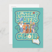 Carte Postale Scooby-Doo & Gang "Mystery Solvers Club" (Devant / Derrière)