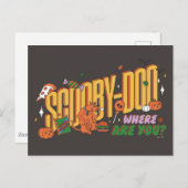 Carte Postale Scooby-Doo Halloween Snack Logo (Devant / Derrière)