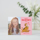 Carte Postale Scooby-Doo - Holding Valentine (Debout devant)