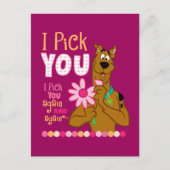 Carte Postale Scooby Doo - Je Vous Choisis (Devant)