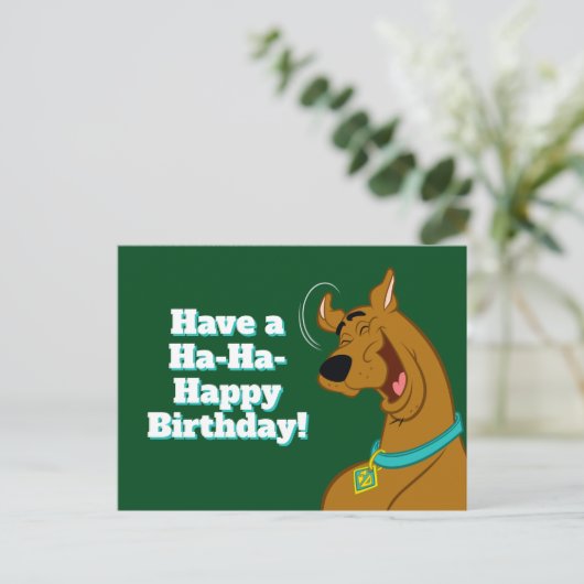 Carte Postale Scooby-Doo Rire (Debout devant)