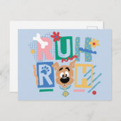 Carte Postale Scooby-Doo | Ruh Roh Baby Scooby-Doo (Devant / Derrière)