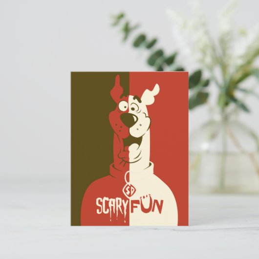 Carte Postale Scooby-Doo "Scary Fun" (Debout devant)