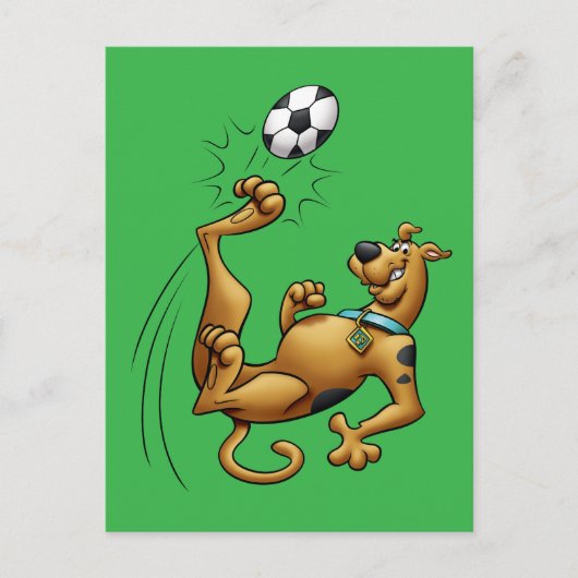 Carte Postale Scooby-Doo Soccer Overhead Kick Airbrush (Devant)