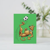 Carte Postale Scooby-Doo Soccer Overhead Kick Airbrush (Debout devant)