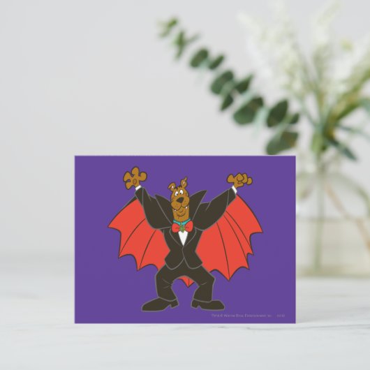 Carte Postale Scooby Dracula (Debout devant)