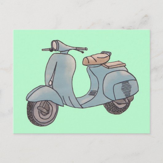Carte postale Scooter (Devant)