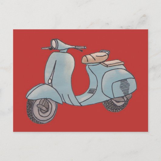 Carte postale Scooter (Devant)