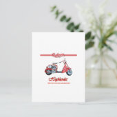 Carte Postale Scooter Cushman Highlander (Debout devant)