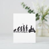 Carte Postale scooter d'évolution (Debout devant)