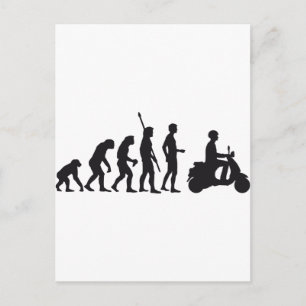 Carte Postale scooter d'évolution