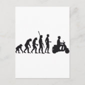 Carte Postale scooter d'évolution (Devant)