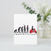 Carte Postale scooter d'évolution (Debout devant)