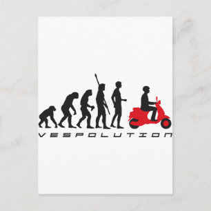 Carte Postale scooter d'évolution