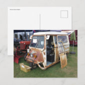 Carte Postale Scooter fermé rouillé (Devant / Derrière)