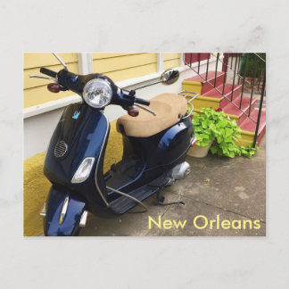 Carte Postale Scooter mignon à la Nouvelle-Orléans Marigny