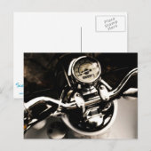 Carte Postale Scooter vintage (Devant / Derrière)