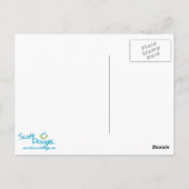 Carte Postale Scooter vintage (Dos)