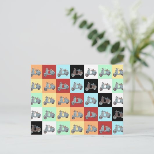 Carte postale Scooters (Debout devant)