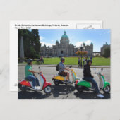 Carte Postale Scooters en Victoria (Devant / Derrière)