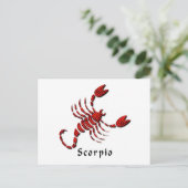 Carte postale Scorpio (Debout devant)
