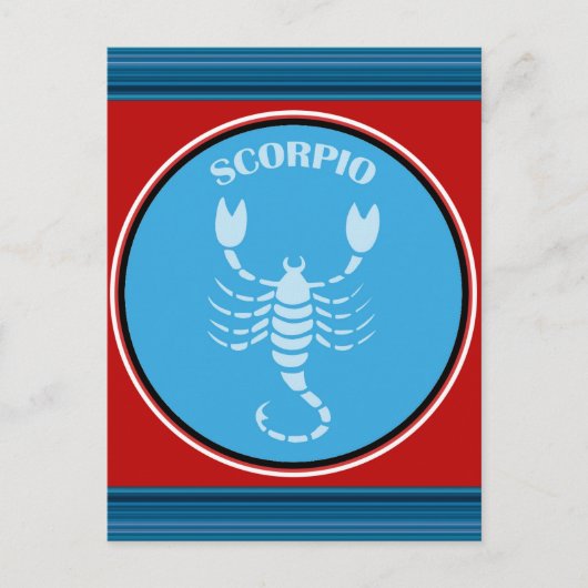 Carte postale Scorpio (Devant)