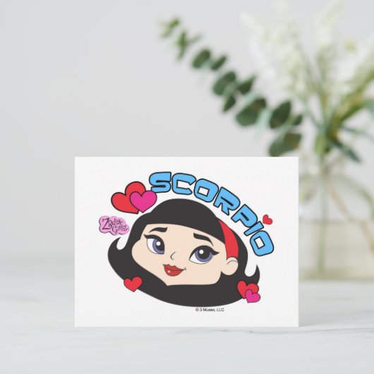 Carte postale Scorpio (Debout devant)