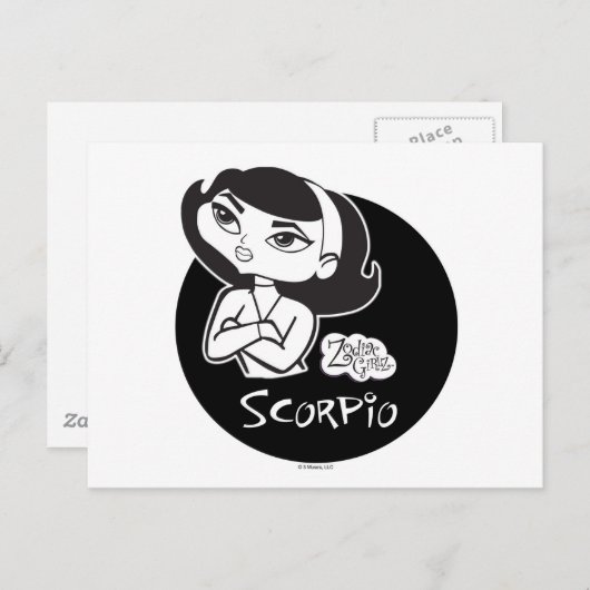 Carte postale Scorpio (Devant / Derrière)